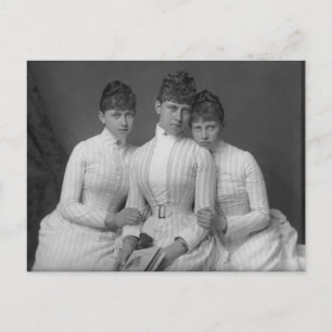 Princesses of Prussia: Sophie, Victoria, Margarete Postcard