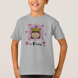 Princesss 4th Birthday Tshirts and Gifts