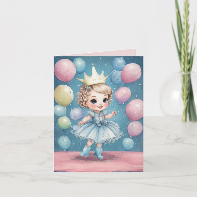 Princess's Enchanted Birthday Celebration Invite (Front)
