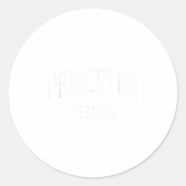 Princeton High School Hs Princeton Nj Retro Srts  Classic Round Sticker (Front)