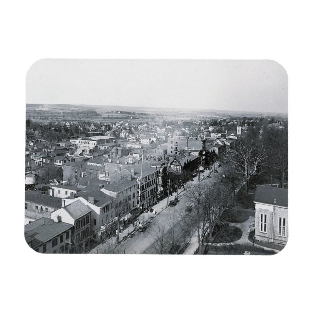 Princeton NJ, New Jersey, Nassau Street Vintage Magnet (Horizontal)