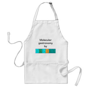 Princeton periodic table name apron