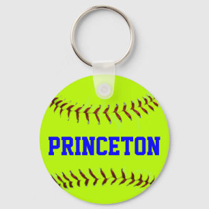 Princeton Softball Keychain