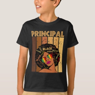 Principal Afro African American Women Black Histor T-Shirt