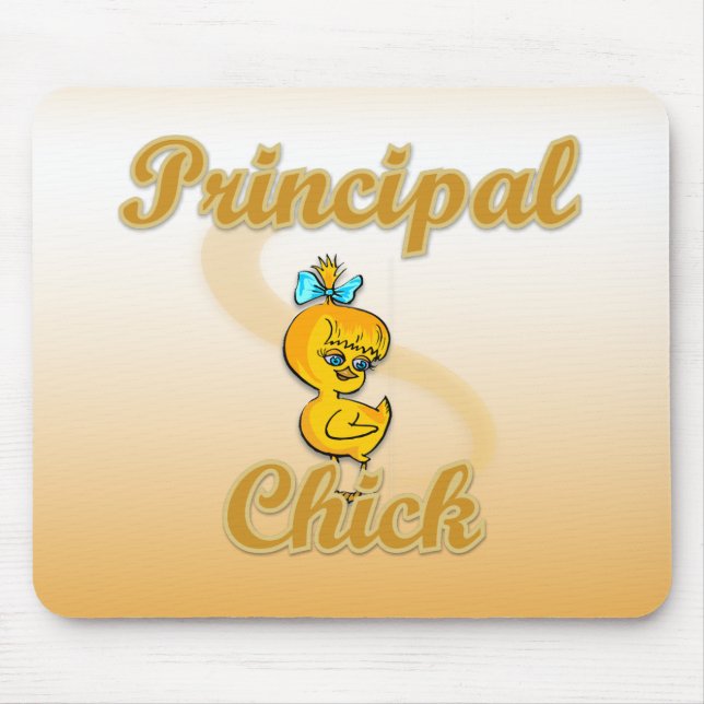 Principal Chick Mouse Pad (Front)