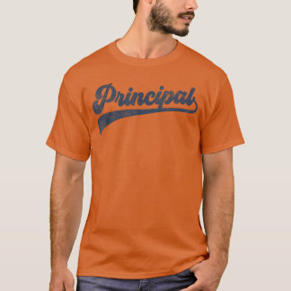 Principal Cute Vintage School Principal Appreciati T-Shirt