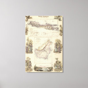Principal Dutch Colonies in the Indian Seas Canvas Print