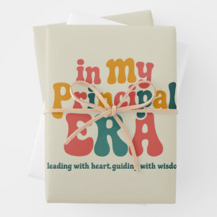 Principal Gifts in My Principal Era Back To School Wrapping Paper Sheet