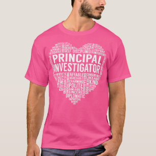 Principal Investigator Heart T-Shirt