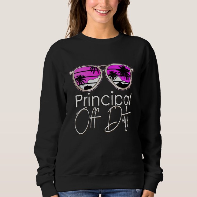 Principal Off Duty Sunglasses Beach Sunset 1 Sweatshirt (Front)