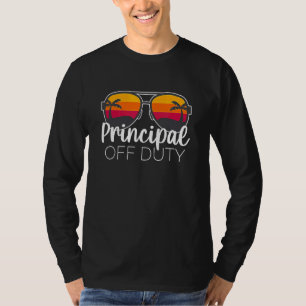 Principal Off Duty Sunglasses Beach Sunset T-Shirt
