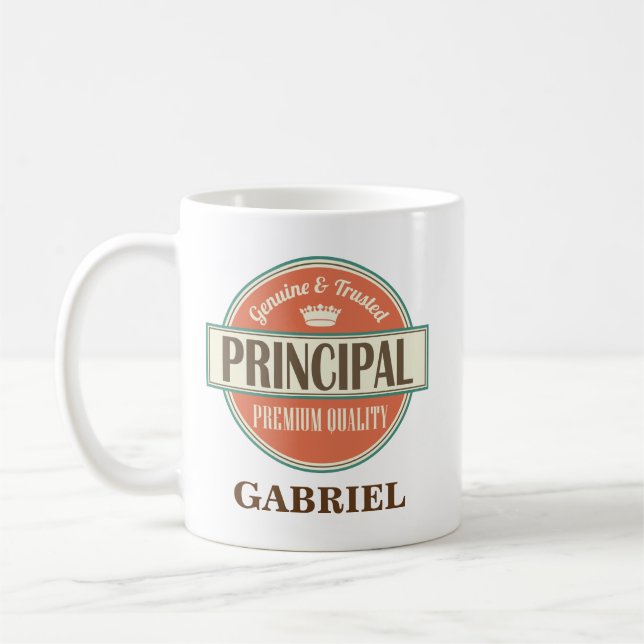 Principal Personalised Office Mug Gift (Left)
