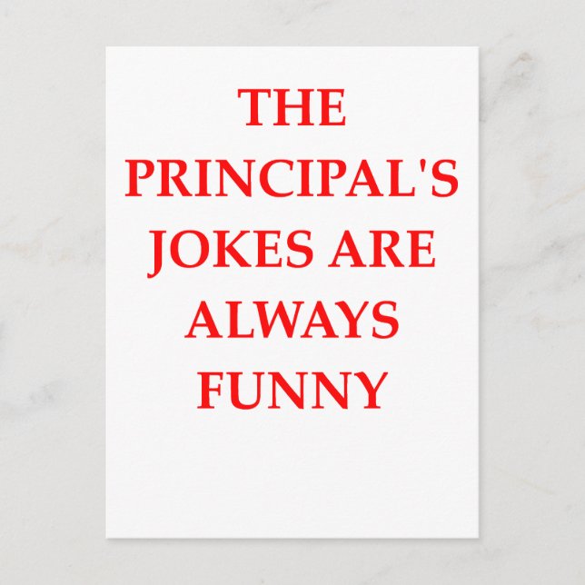 principal postcard (Front)