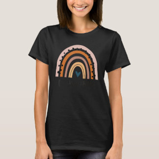 Principal Rainbow boho Funny Principal Appreciatio T-Shirt
