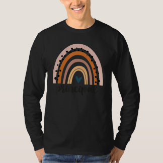 Principal Rainbow boho Funny Principal Appreciatio T-Shirt