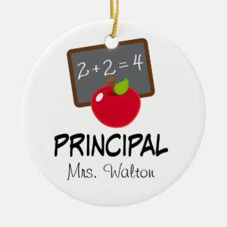 Principal School Ornament Personalised Gift