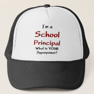 principal school trucker hat