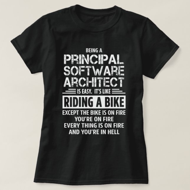 Principal Software Architect T-Shirt (Design Front)