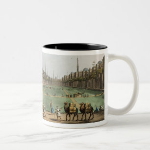 Principal Square in Grand Cairo, with Murad Bey's Two-Tone Coffee Mug