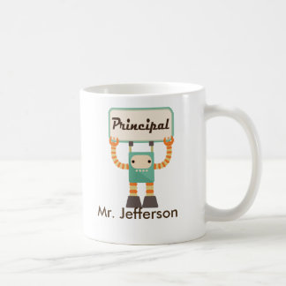 Principal Vintage School robot Mug