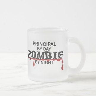 Principal Zombie Frosted Glass Coffee Mug
