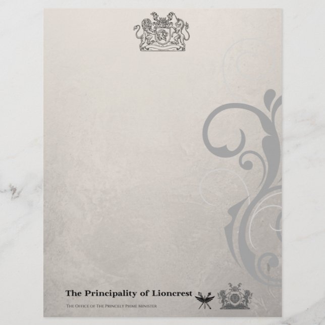 Principality Custom Letterhead (Front)