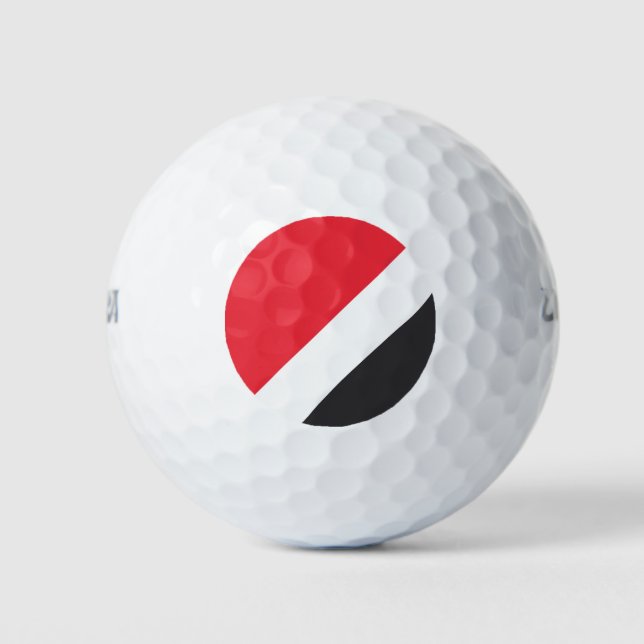 Principality of Sealand Flag Golf Balls (Front)