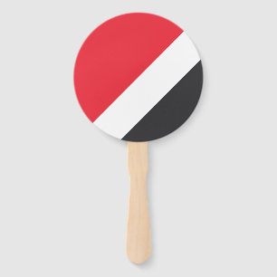 Principality of Sealand Flag Hand Fan