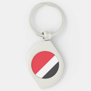 Principality of Sealand Flag Key Ring