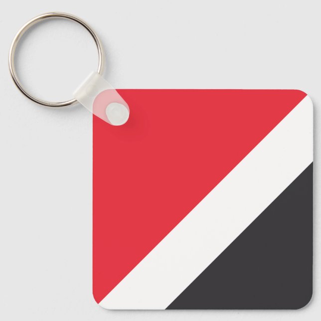 Principality of Sealand Flag Key Ring (Front)