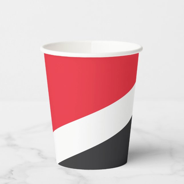 Principality of Sealand Flag Paper Cups (Left)
