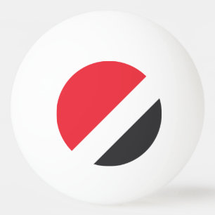Principality of Sealand Flag Ping Pong Ball