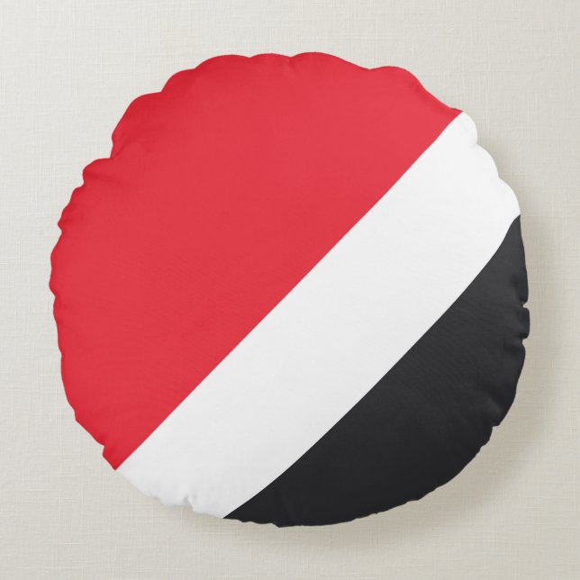 Principality of Sealand Flag Round Cushion (Front)