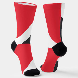 Principality of Sealand Flag Socks