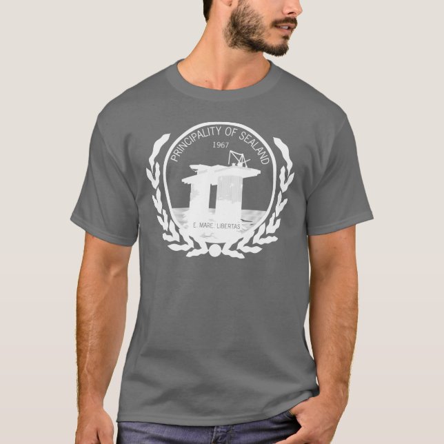 principality of sealand seal crest T-Shirt (Front)