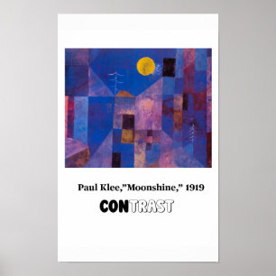 Principles of Art - Contrast, Paul Klee Poster