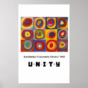 Principles of Art - Unity, Kandinsky Poster