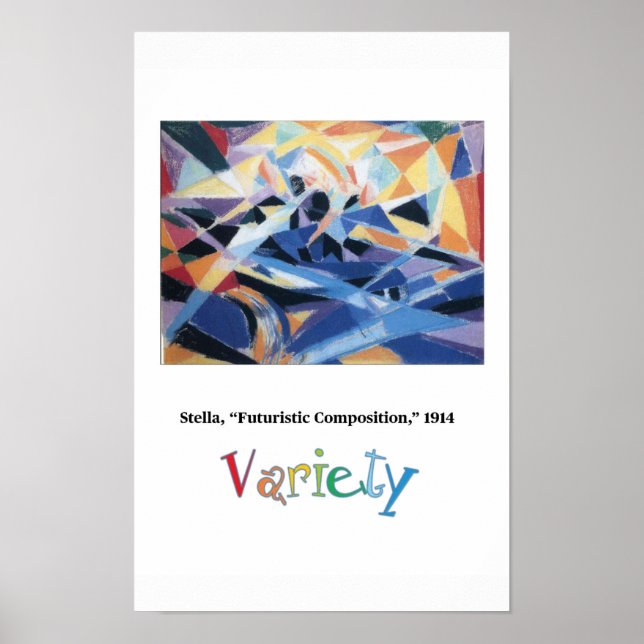 Principles of Art - Variety, Stella Poster (Front)