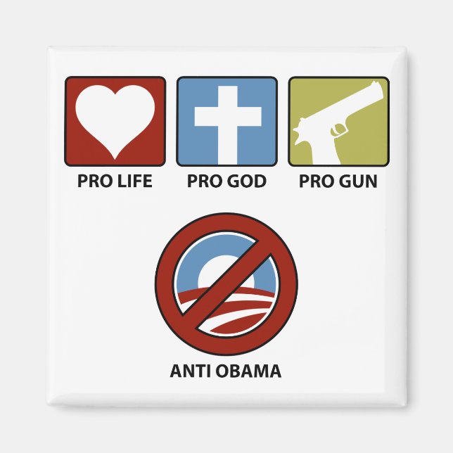 Princples Against Obama Magnet (Front)