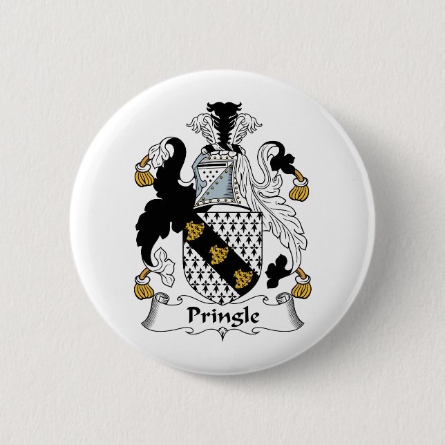 Pringle Family Crest 6 Cm Round Badge (Front)