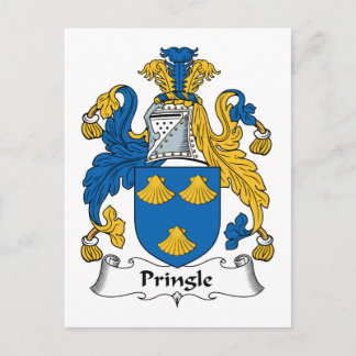 Pringle Family Crest Postcard