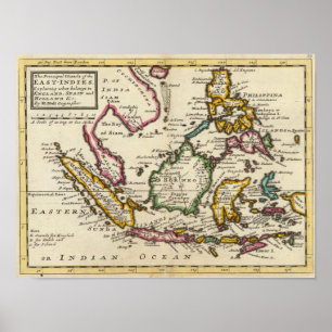 Prinicipal islands of the East Indies Poster