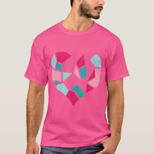 Prink Broken Heart Love Puzzle Valentine'S Day Sim T-Shirt