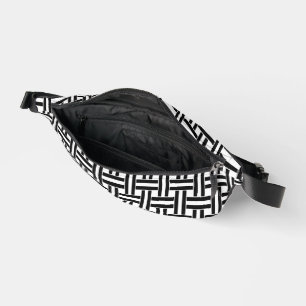 Print Cut Sew Bag Black & White Stripe