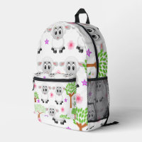 Print Cut Sew Bag Floral Sheep