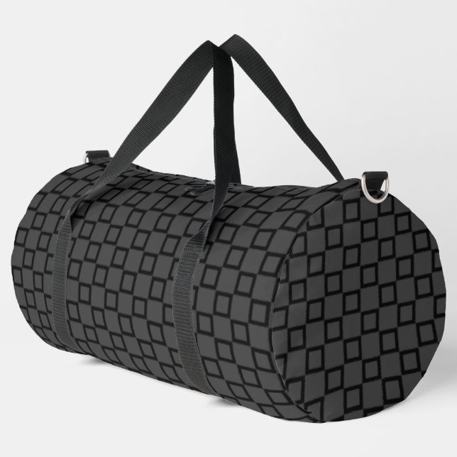 Print Cut Sew Bag grey black modern design (Left Corner)
