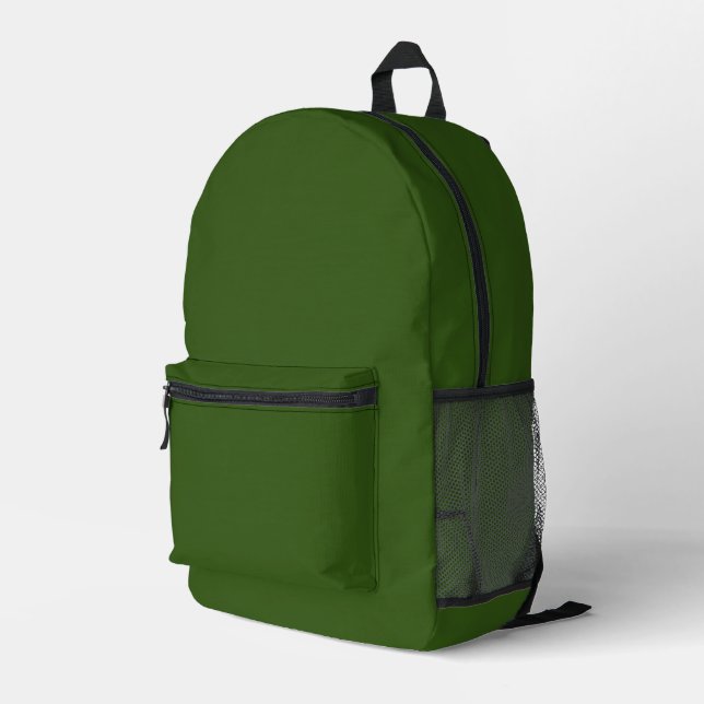 Print Cut Sew Bag Hunter Green  (Back Corner Right)