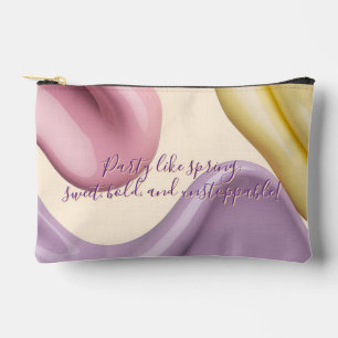 Print cut sew bag in stylish graphic
