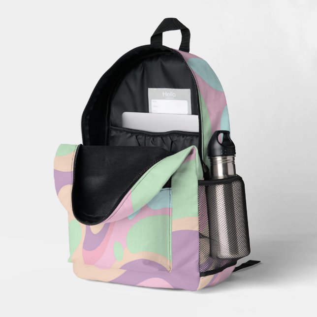Print Cut Sew Bag Pink Pastel (Back Corner Right (Open))