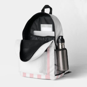 Print Cut Sew Bag Pink & White Stripe